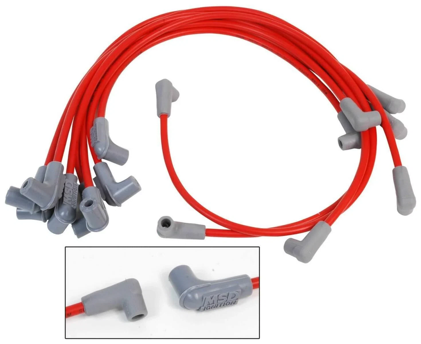 SB Chevy Super Conductor Spark Plug Wire Set for use w_ pn 8541 Crab Cap 30479